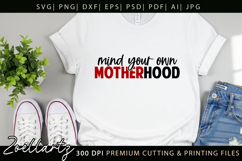 Motherhood Mom SVG for Cricut Mothers Day T-shirt Mug Design Product Image 8