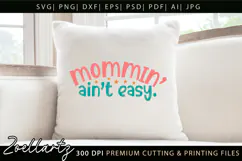 Funny Mom Life SVG for Cricut Mothers Day T-shirt Mug Design Product Image 2
