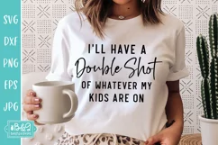 Funny Mom SVG Cut File - Mockup On T Shirt