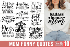 Funny Mom Tee SVG Bundle Product Image 1
