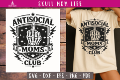 Funny Skull Mom Life SVG Motherhood Bundle Product Image 7