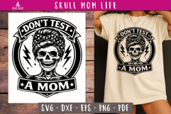 Funny Skull Mom Life SVG Motherhood Bundle Product Image 6
