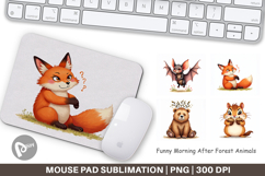 Morning After Animals Mouse Pad Product Image 1