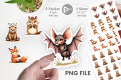 Morning After Animals Sticker Product Image 1