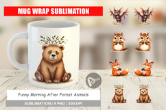 Morning After Animals Mug Wrap Product Image 1