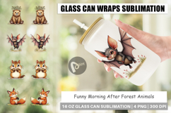 Morning After Animals Glass Can Product Image 1