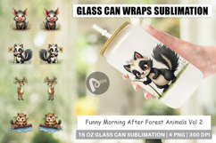 Morning After Animals Glass Can Product Image 1