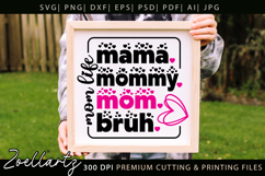 Funny Mom Life SVG for Cricut Mothers Day T-shirt Mug Design Product Image 4