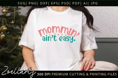 Funny Mom Life SVG for Cricut Mothers Day T-shirt Mug Design Product Image 1