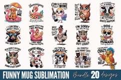 Funny Mug Sublimation Bundle, Sarcastic Bundle Product Image 1
