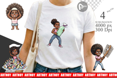 Funny Natural Hair Humor Sublimation Product Image 1