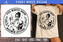 Funny Nurse SVG Bundle SVG PNG design Product Image 8