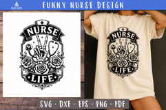 Funny Nurse SVG Bundle SVG PNG design Product Image 11