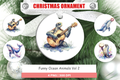Funny Ocean Animals Ornament Product Image 1