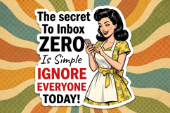 Funny Office Humor S Sublimation Sticker Design PNG Product Image 1