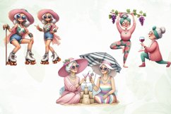 Funny Old Ladies Sublimation Clipart Product Image 2