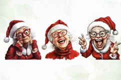 Funny Old Lady Christmas Sublimation Product Image 2