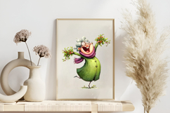 Funny Old Lady Christmas Sublimation Product Image 3