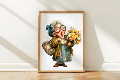Funny Old Lady Valentine Sublimation Product Image 3