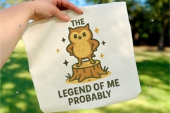 Funny Owl PNG, Legend of Me Design, Sarcastic Animal Quotes Product Image 2