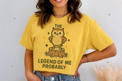 Funny Owl PNG, Legend of Me Design, Sarcastic Animal Quotes Product Image 4