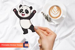 Funny Panda Sticker, Adorable Panda Sticker, Animal Sticker Product Image 1