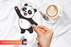 Funny Panda Sticker, Adorable Panda Sticker, Animal Sticker Product Image 1