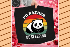 Funny Panda SVG Bundle - Retro Sunset Quotes Product Image 4