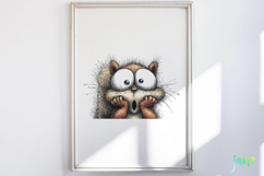 Funny Panic Animals Clipart Product Image 5