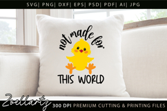 Cute chick Funny Quote SVG Cut File Funny Sarcastic T-shirt Product Image 3