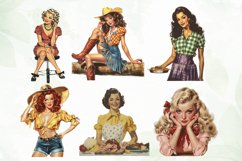 Funny Pin-up Girl Sublimation Clipart Product Image 4