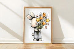 Funny Pink Easter Clipart Product Image 2