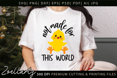 Cute chick Funny Quote SVG Cut File Funny Sarcastic T-shirt Product Image 5