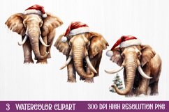 Funny Prehistoric Christmas Clipart Sublimation Product Image 1