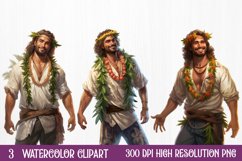 Funny Prehistoric Christmas Clipart Sublimation Product Image 1