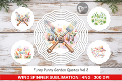 Funny Punny Garden Wind Spinner Product Image 1