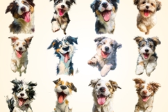 Funny Puppy Dogs Clipart Bundle 40 PNG 4K Transparent BG Product Image 4