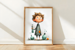 Funny Quirky Easter Boys Clipart Product Image 3