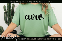 Funny Quote SVG UGH Funny Sarcastic T-shirt Mug Design Product Image 1