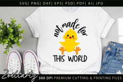 Cute chick Funny Quote SVG Cut File Funny Sarcastic T-shirt Product Image 1