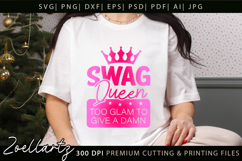 QUEEN Funny Quote SVG for Cricut Sarcastic T-shirt Mug Tote Product Image 2