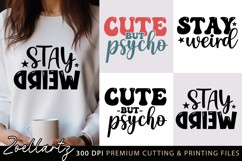4 Funny Quotes SVG Cut Files Sarcastic Quote Funny T-shirt Product Image 1