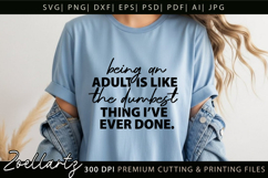 Funny Quote SVG PNG Sarcastic T-shirt Mug Design Sarcasm SVG Product Image 3