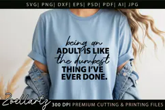 Funny Quote SVG PNG Sarcastic T-shirt Mug Design Sarcasm SVG Product Image 3