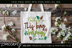 Funny Quote SVG Cut Files Funny Shopping Tote Bag Design Product Image 2