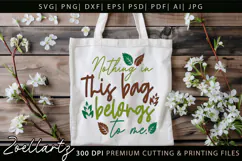Funny Quote SVG Cut Files Funny Shopping Tote Bag Design Product Image 2