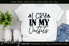 Funny Anxiety SVG Sarcastic Mental Health T-shirt Mug Design Product Image 5