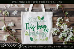 Funny Quote SVG Cut Files Funny Shopping Tote Bag Design Product Image 1