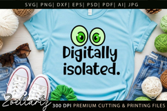 Digitally Isolated Funny Quote SVG Funny T-shirt Mug Design Product Image 7