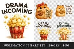 Funny Quote clipart printable sublimation design png Product Image 1